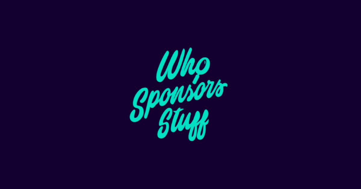 Who Sponsors Stuff