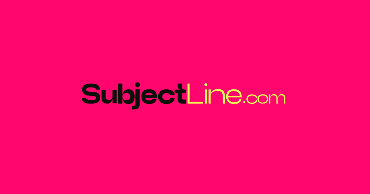 Subjectline.com Newsletter