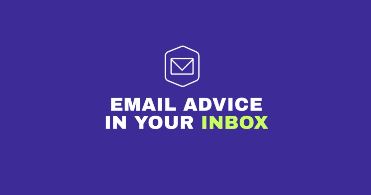 Email Advice in Your Inbox
