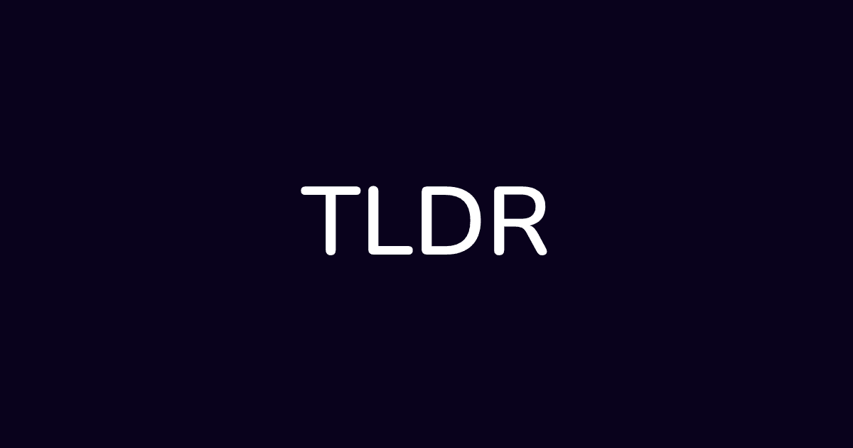 TLDR