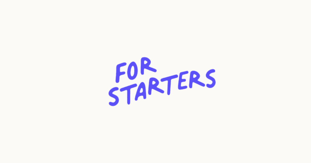 For Starters