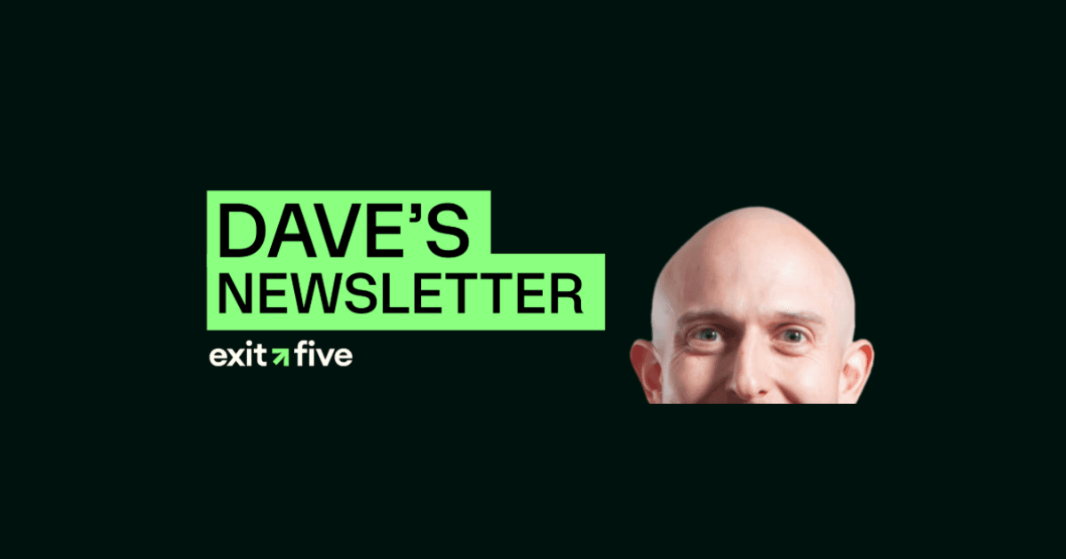 Dave's Newsletter