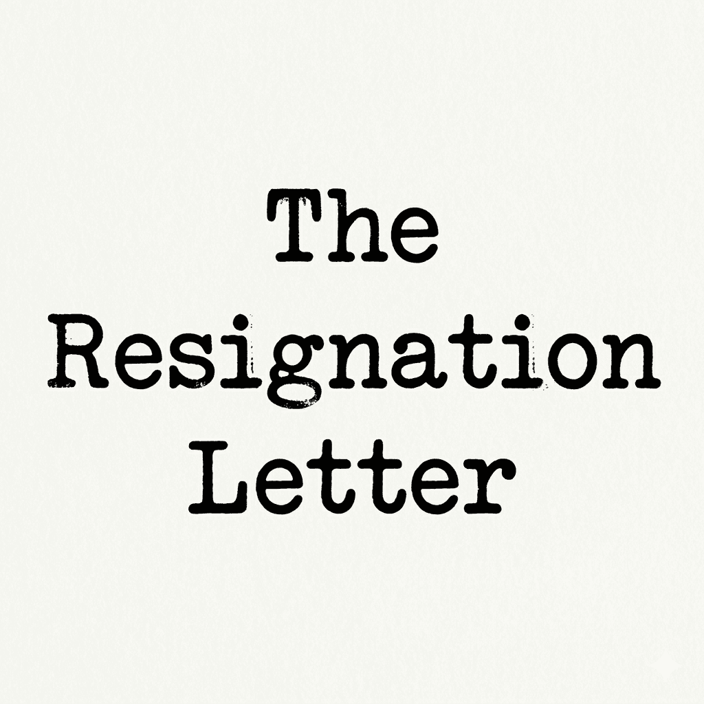 The Resignation Letter